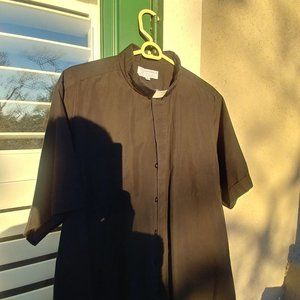 Black Clergy Shirt